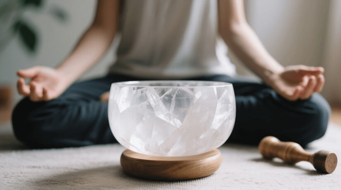 Benefits of Using a Crystal Quartz Singing Bowl in Meditation