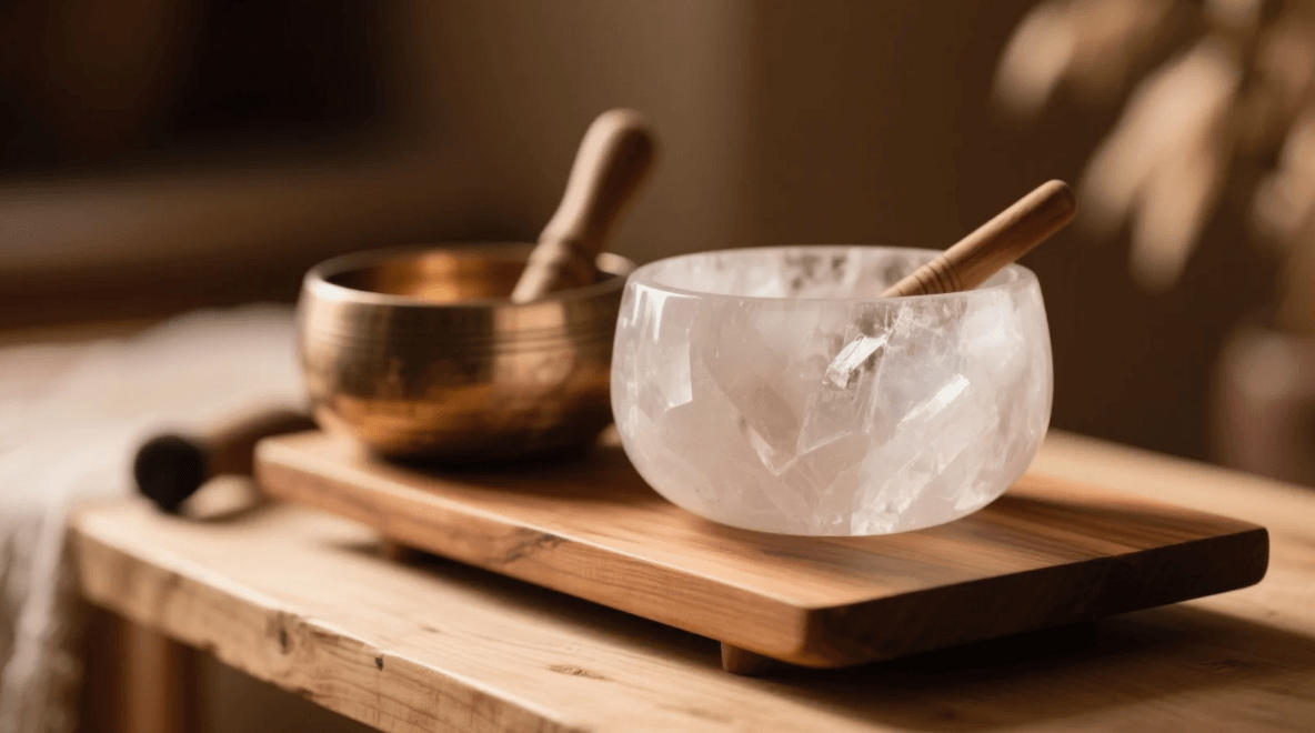 Crystal Quartz Singing Bowls: Benefits for Meditation, Stress Relief & Healing