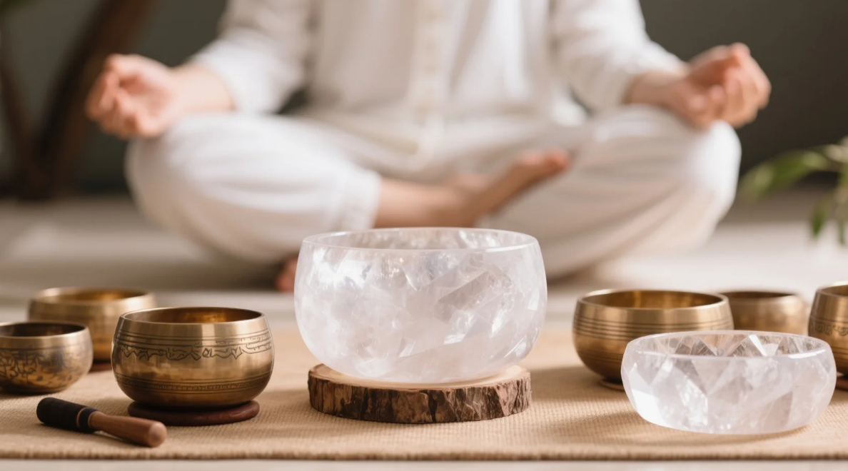 Key Advantages of Crystal Singing Bowls for Sale