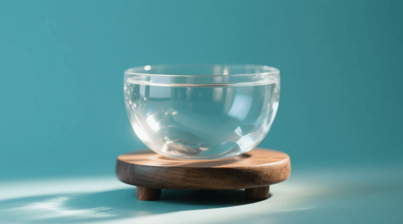 Yoga class lying in savasana while practitioner plays Crystal Singing Bowl