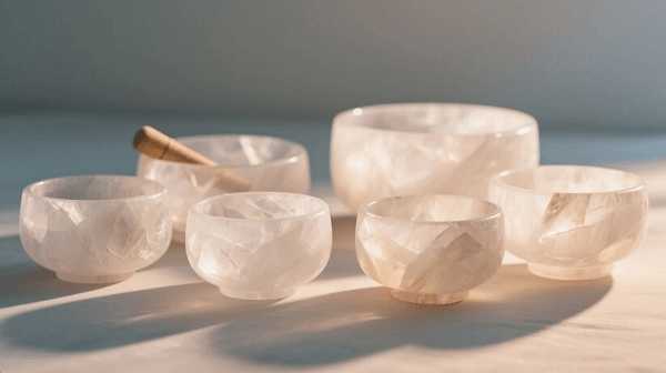Crystal Singing Bowls Set