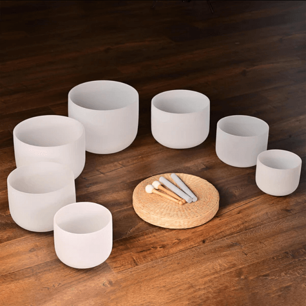Crystal Singing Bowls Set