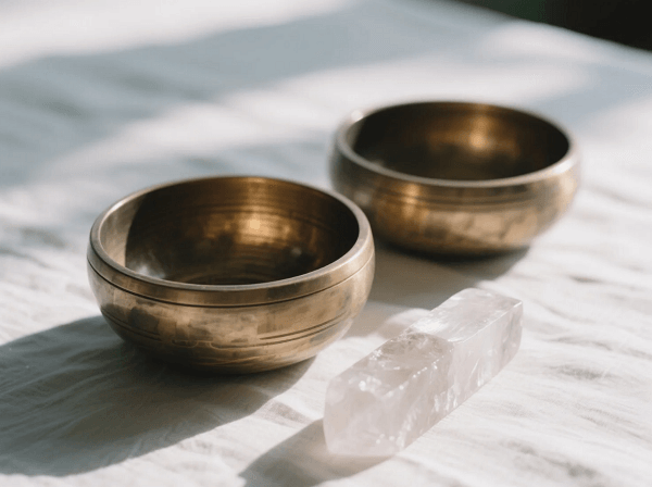 quartz crystal singing bowls